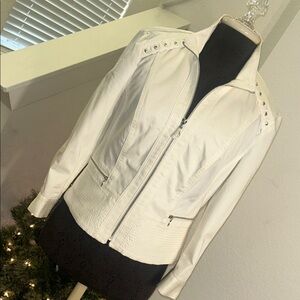 White House Black Market White Jacket